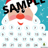 Cotton Ball Countdown to Christmas!!