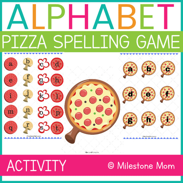 Alphabet Pizza Spelling Game
