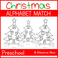Christmas Alphabet Letter Match