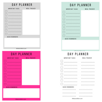 Day Planner (You get ALL 4 Colors!)