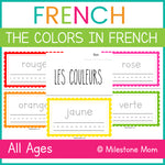 Learn the Colors in French Booklet