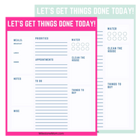 Let's Get Things Done Printable