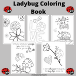 Summer Ladybug Coloring Book