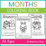 Monsters Months of the Year Coloring & Tracing Book