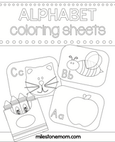 Alphabet Coloring Sheets