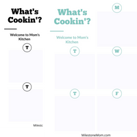 What's Cookin Meal Planning Printable