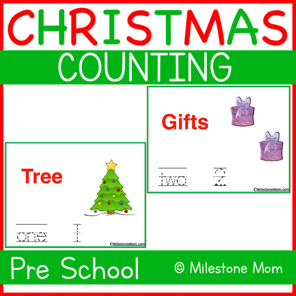 Christmas Counting 1-10 Packet
