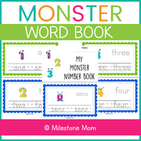 My Monster Number Book (One to Ten)
